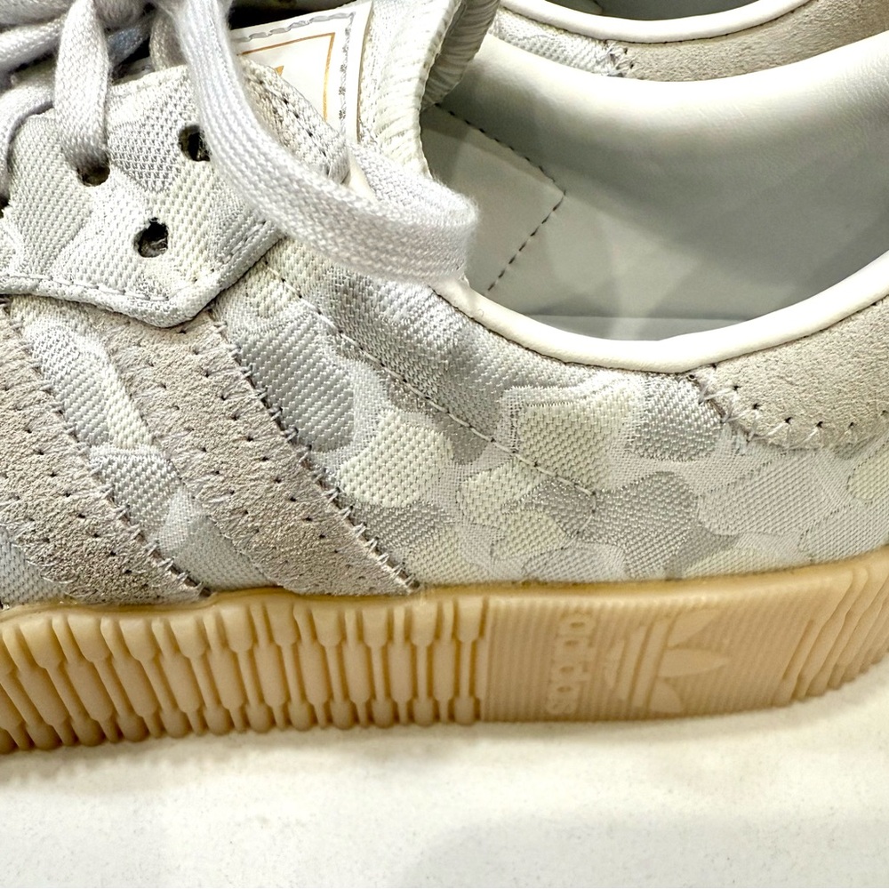 NWOT – Adidas Sambrose White Camo Platform Shoes – Size 8 - Picture 6 of 12